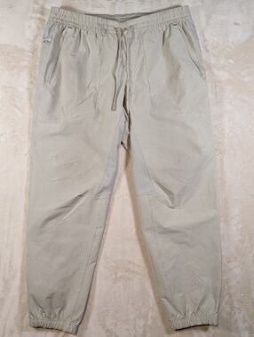 Lululemon Mens XL License to Train LTT Jogger Pants Light Khaki Tan Athletic
